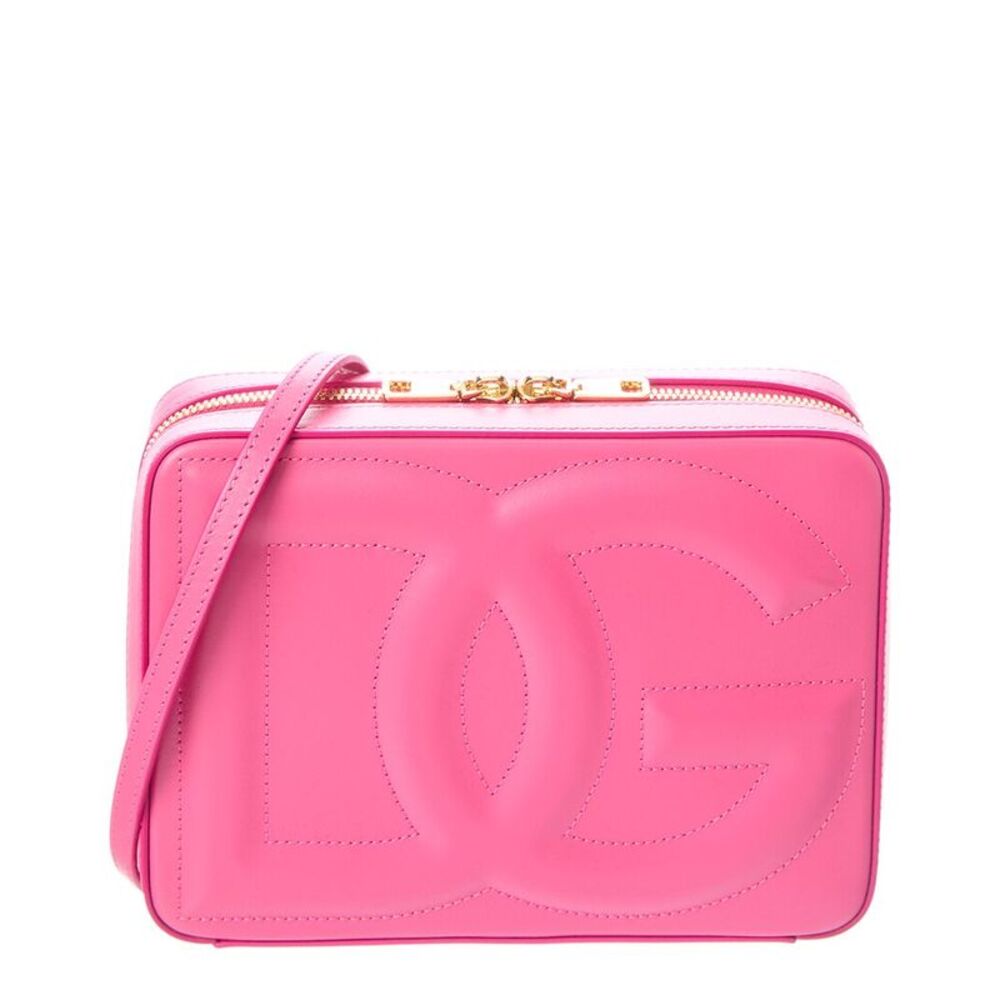 Dolce & Gabbana Dg Medium Leather Camera Bag, Pink